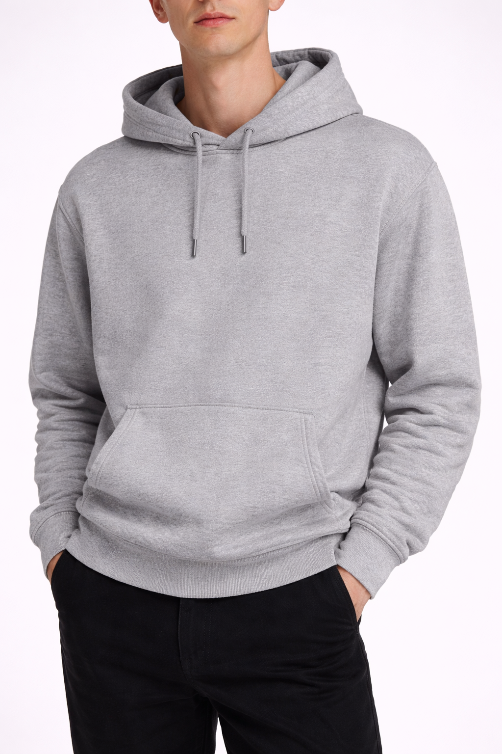 Hanorac Oversize Gri Bărbați – Hoodie Casual Streetwear