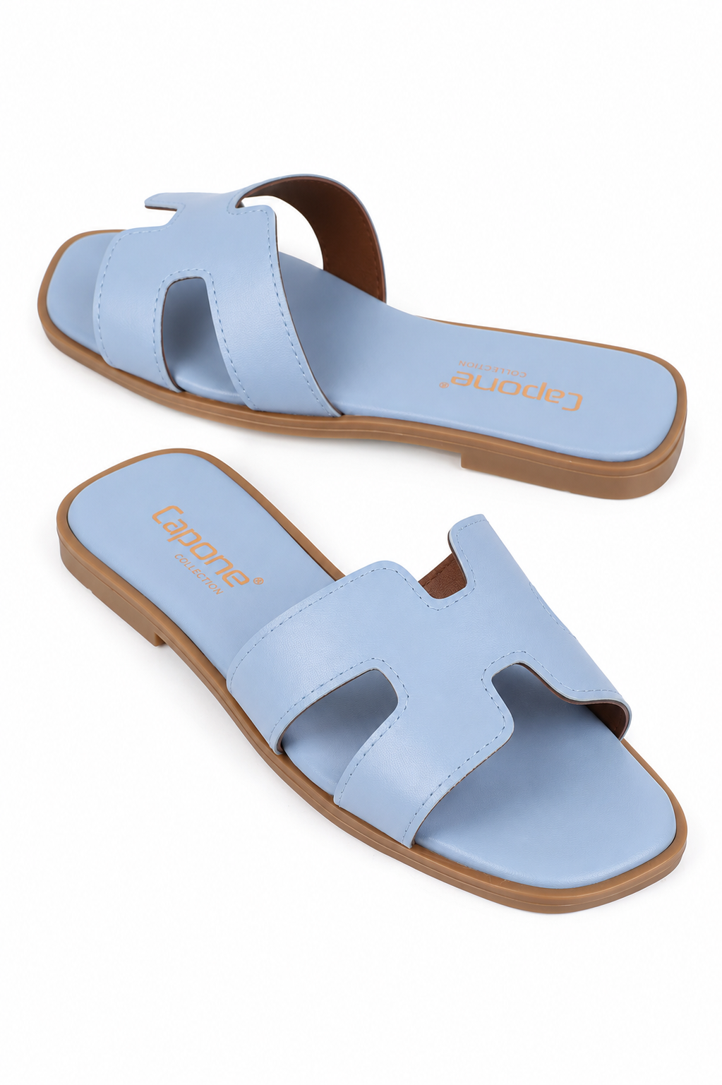 Papuci damă tip slide, talpă joasă, confortabili, casual, eleganți, pentru vară, multiple culori