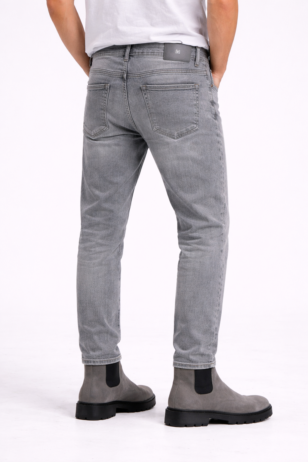Blugi Bărbați Regular Fit Gri – Jeans Casual Modern
