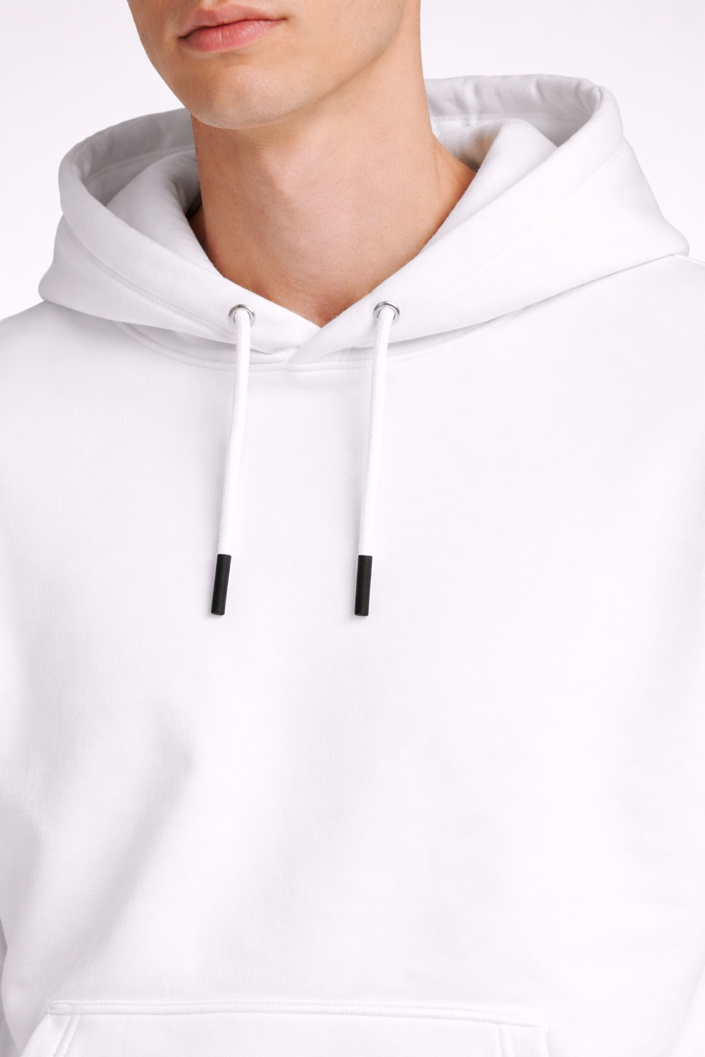Hanorac Oversize Alb Bărbați – Hoodie Casual Streetwear
