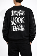 Bluza Don't look back Relaxed fit Neagra