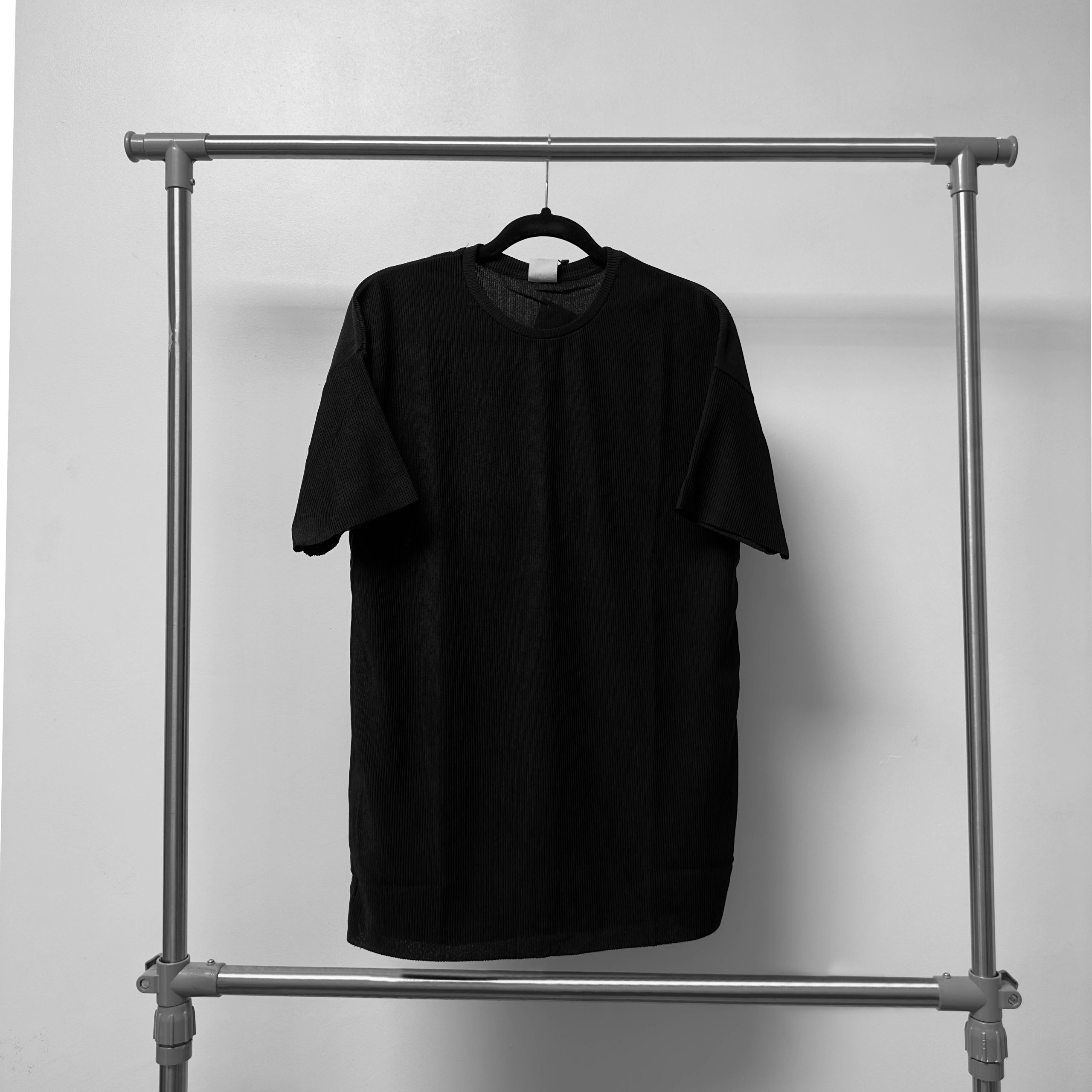 Tricou Bărbați Casual Oversize Negru, Tricou Basic pentru Ținute Zilnice