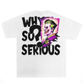 Tricou Joker Why So Serious Print – Alb / Negru Streetwear