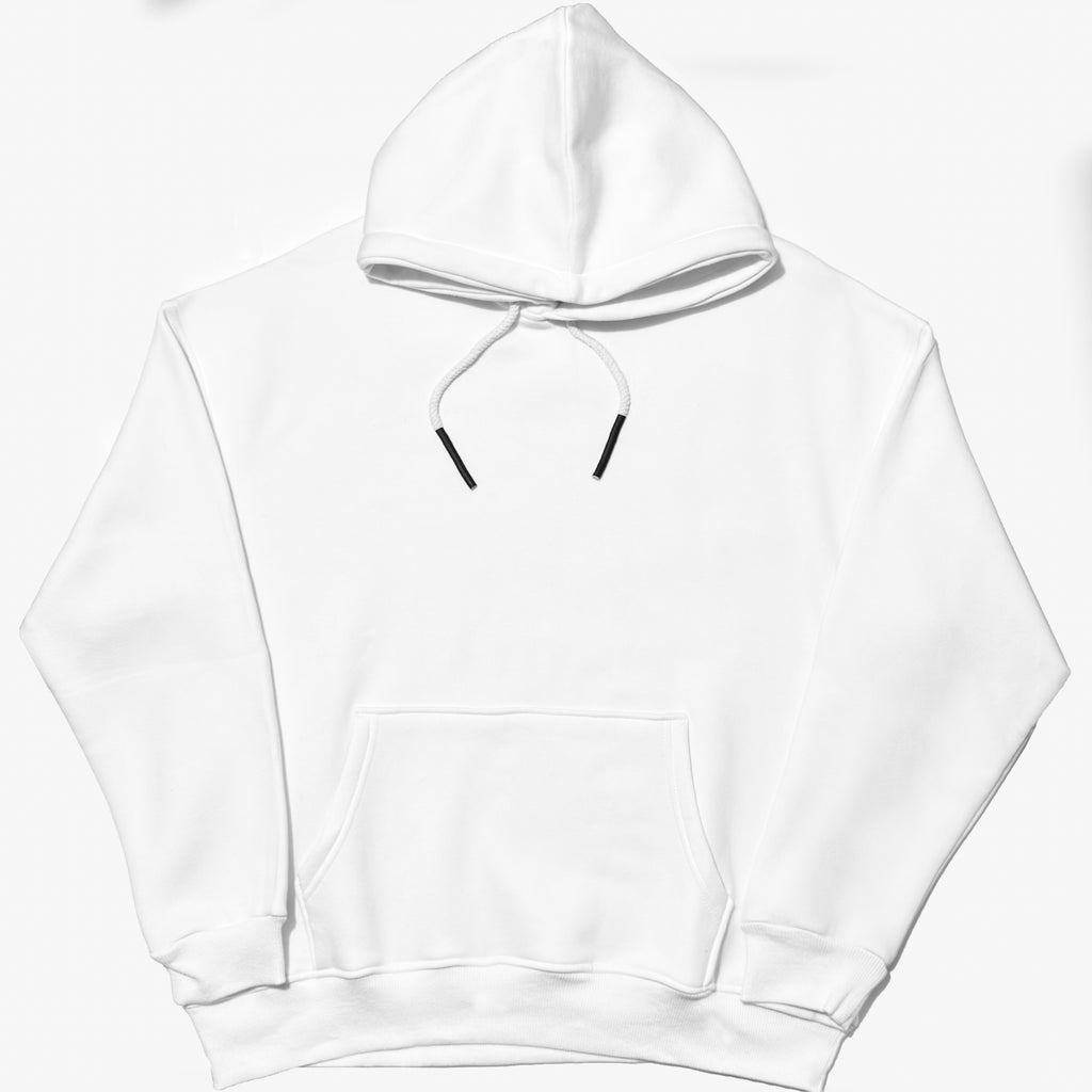 Hanorac Oversize Alb Bărbați – Hoodie Casual Streetwear