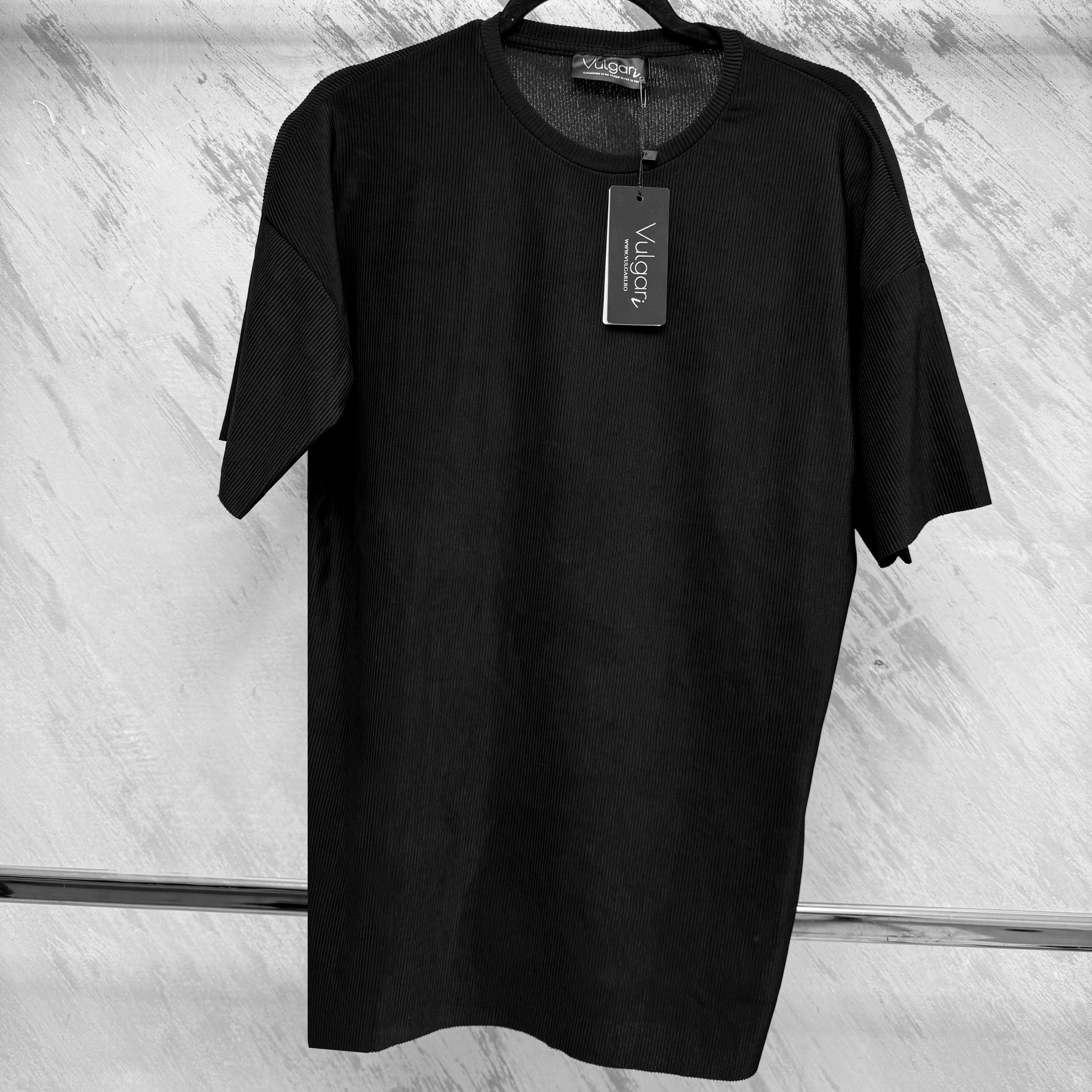 Tricou Sport Oversize Negru Bărbați – Casual Streetwear