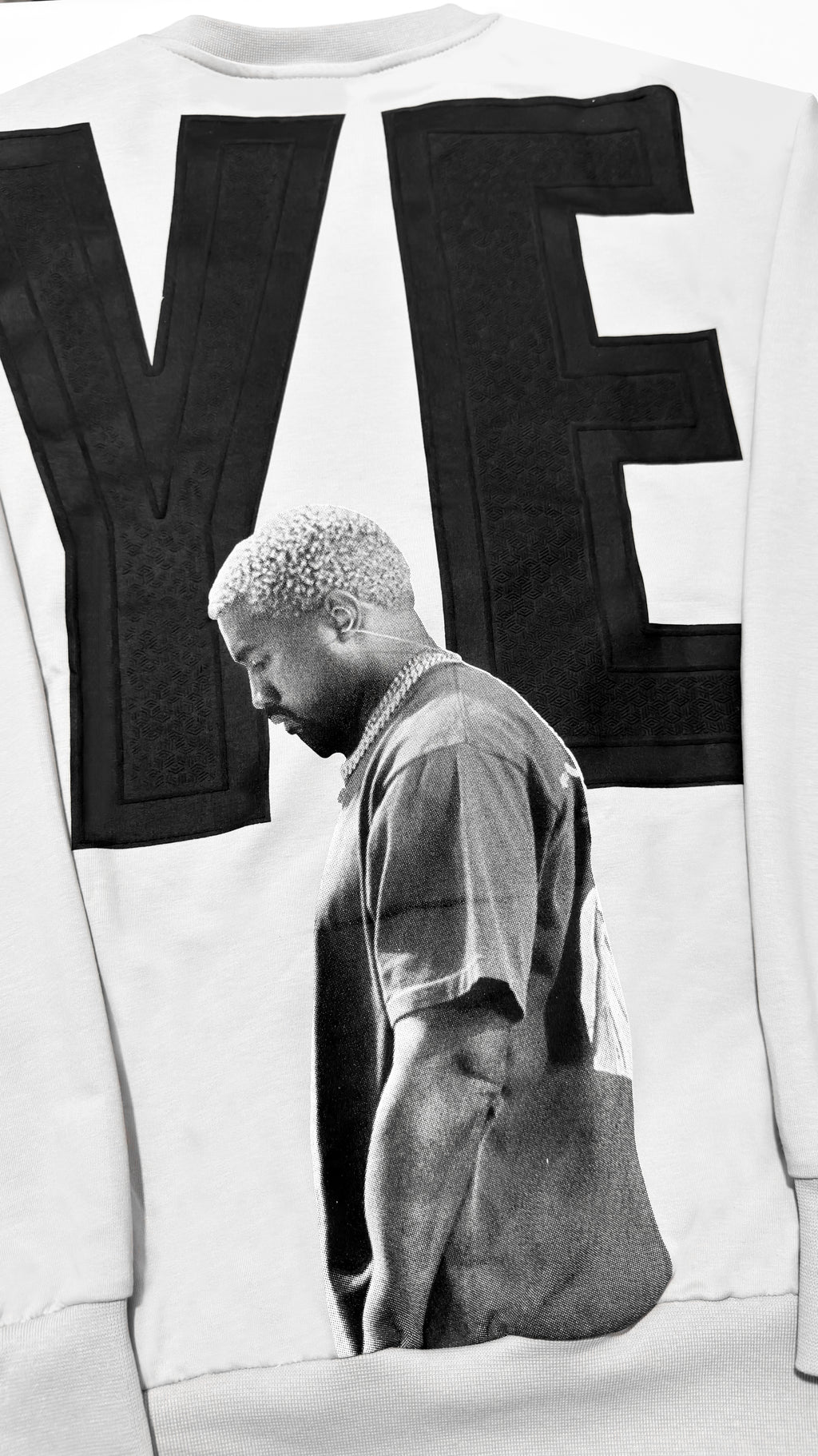 Tricou Oversize Bărbați YE Kanye West Print – Alb, Negru, Gri Streetwear
