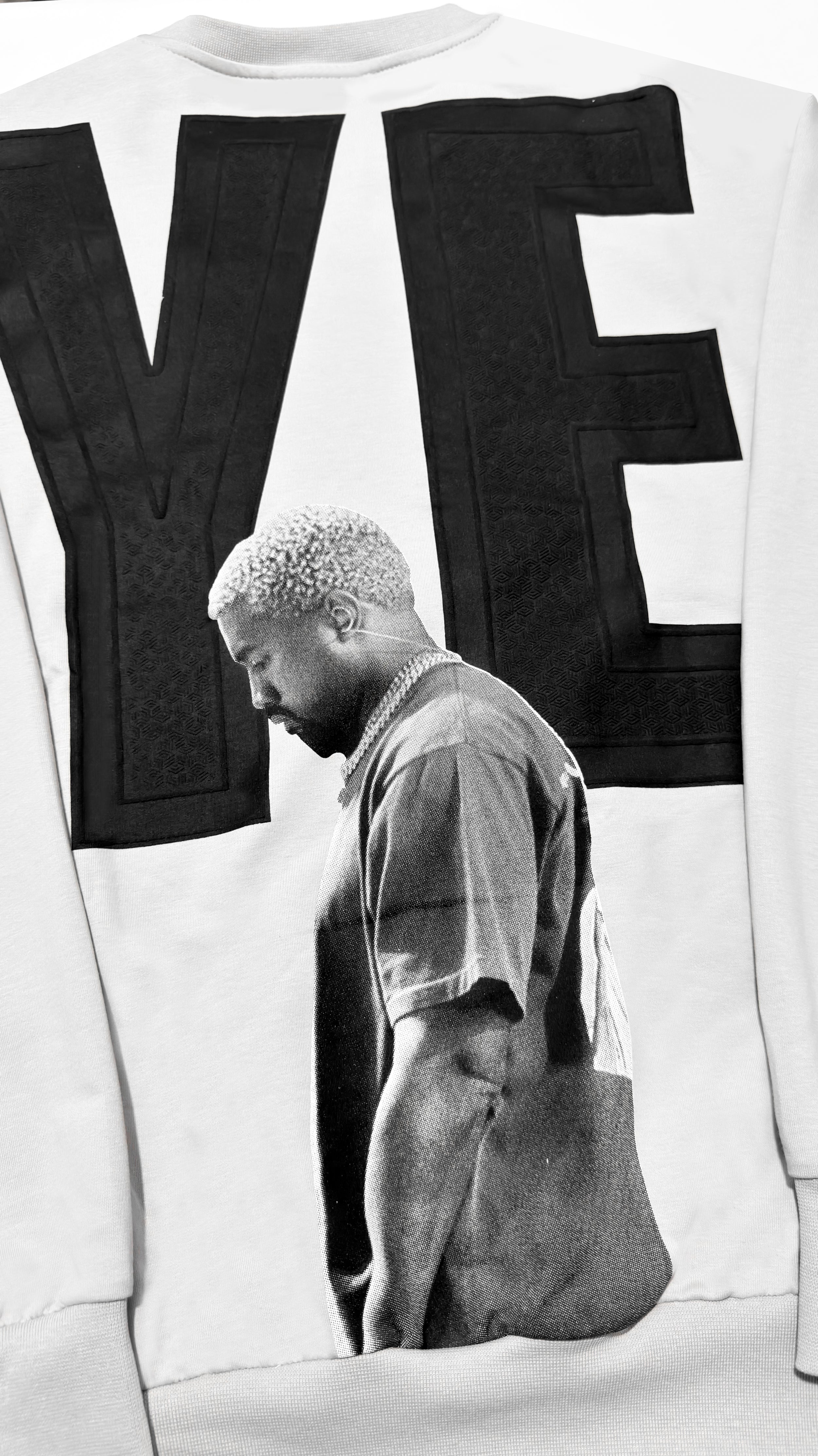 Tricou Oversize Bărbați YE Kanye West Print – Alb, Negru, Gri Streetwear